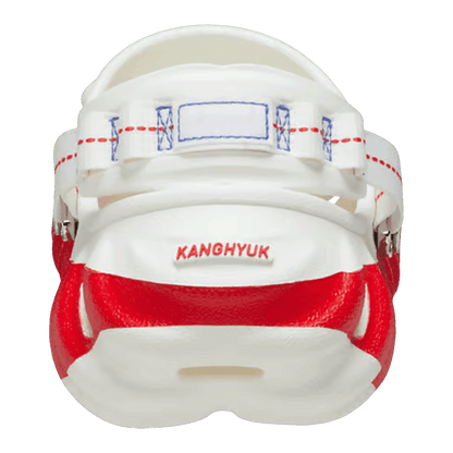 Crocs Echo Clog Kanghyuk White Red Back