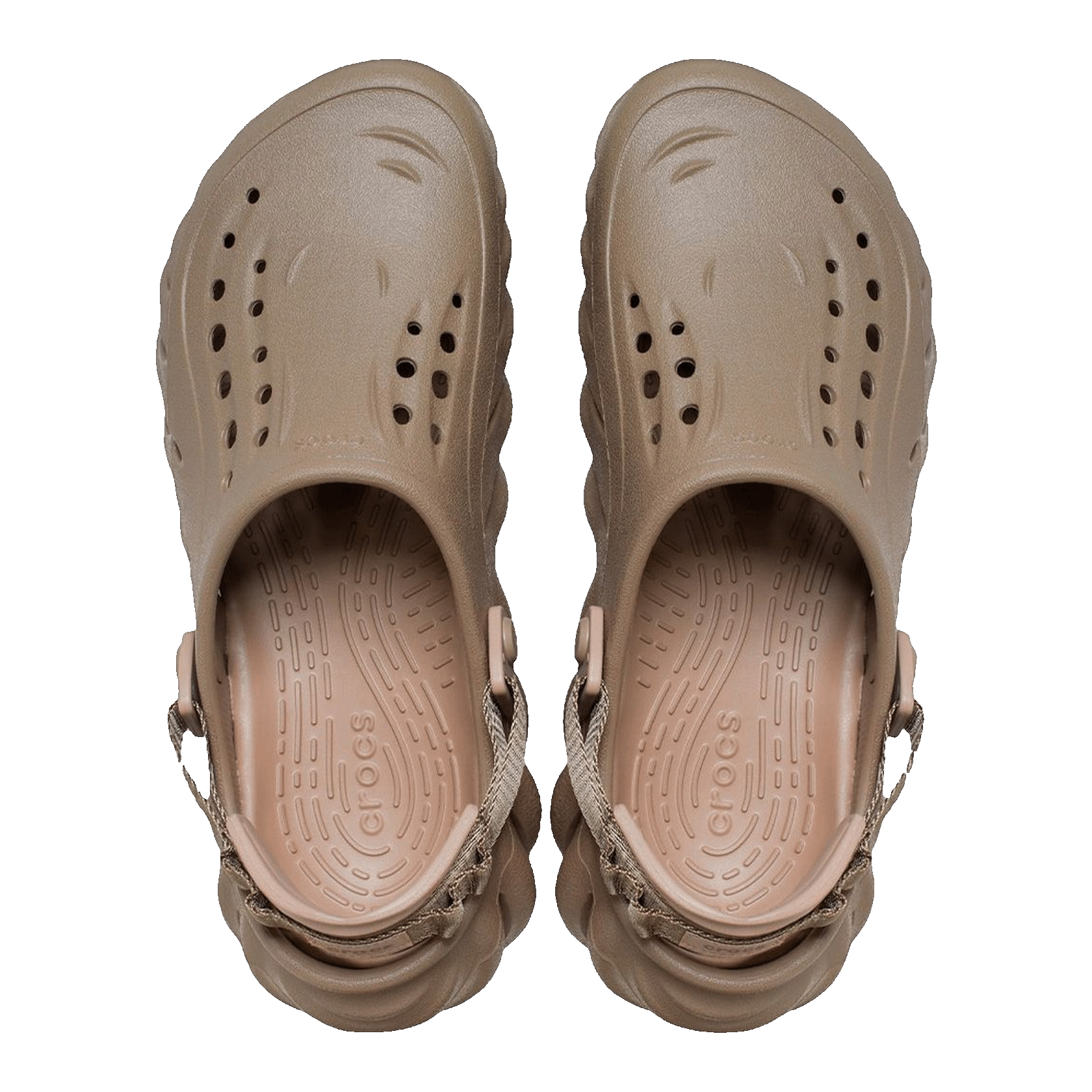 Crocs Echo Clog Khaki Oben