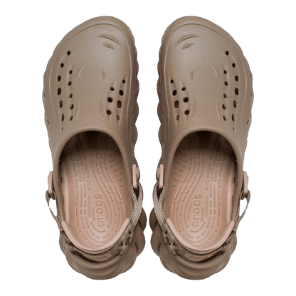 Crocs Echo Clog Khaki Oben