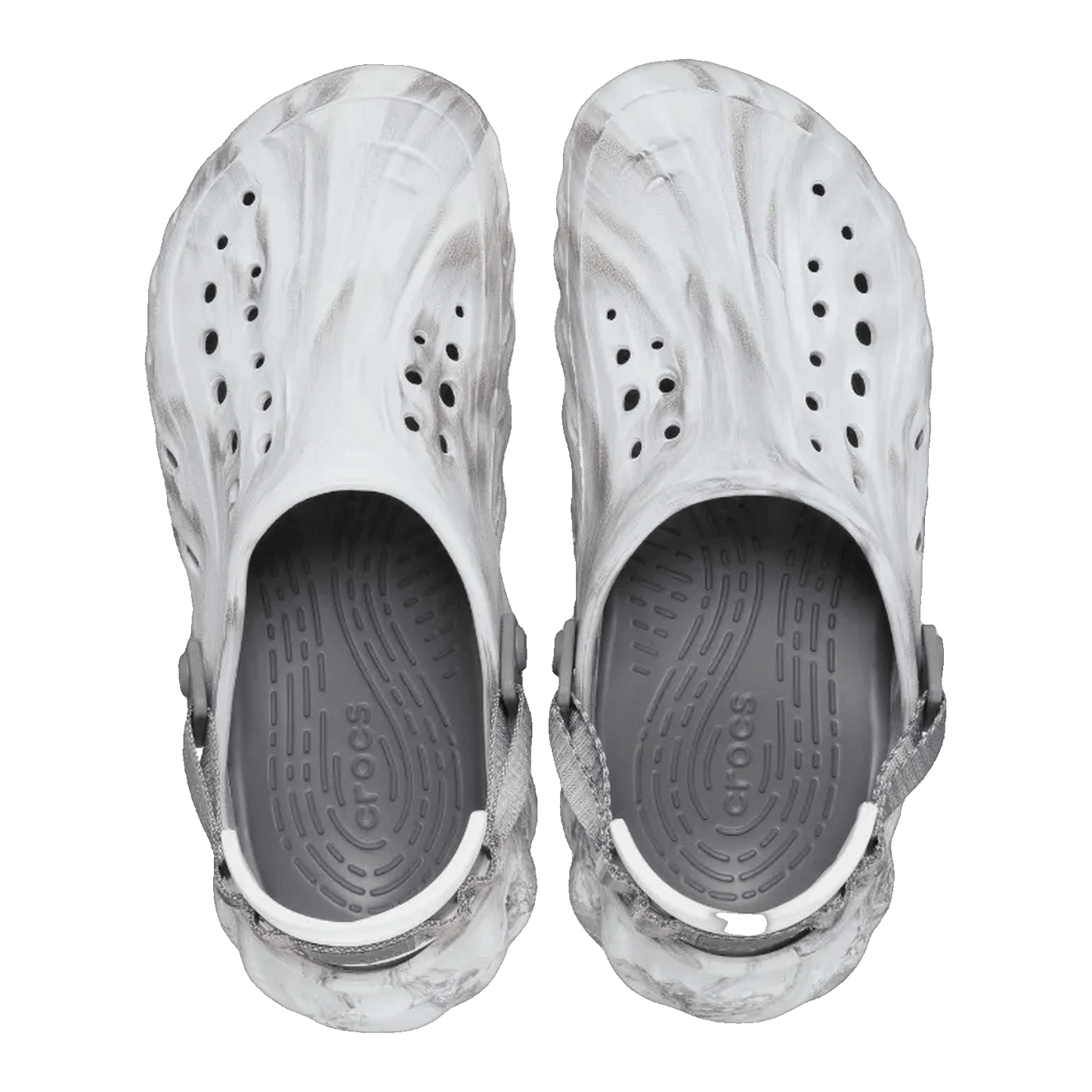 Crocs Echo Clog Marbled Moonlight Oben
