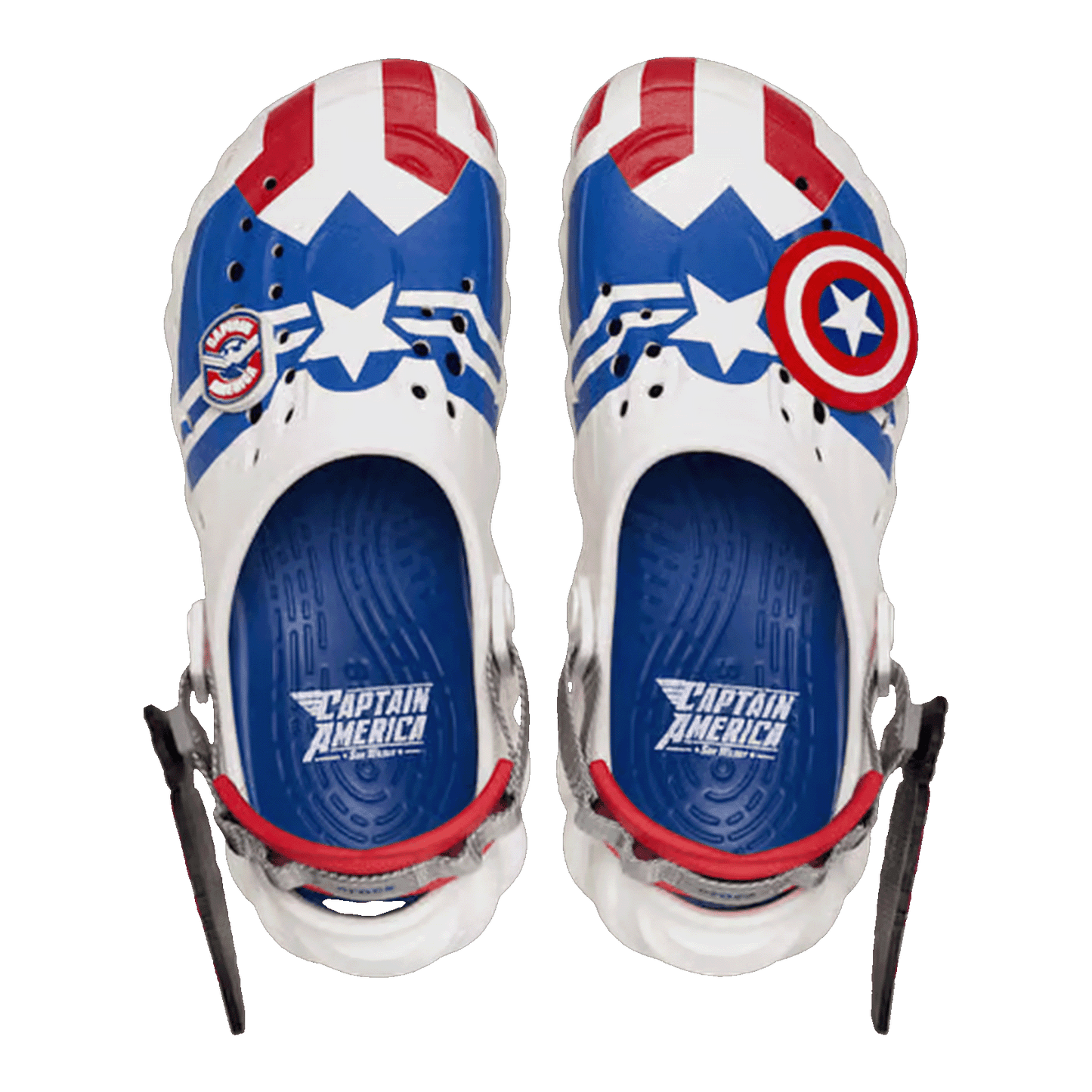 Crocs Echo Clog Marvel Captain America Sam Wilson Oben