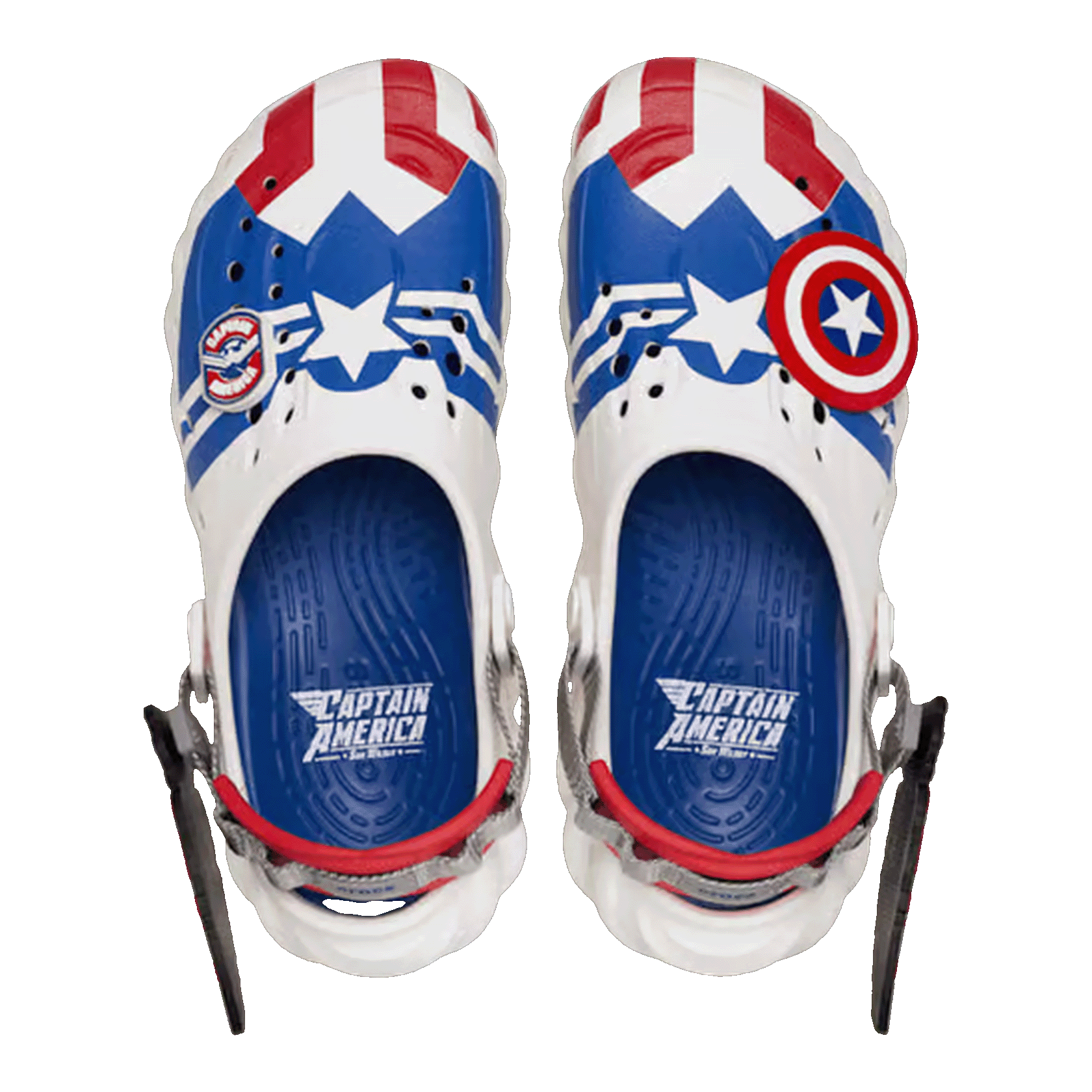 Crocs Echo Clog Marvel Captain America Sam Wilson Oben