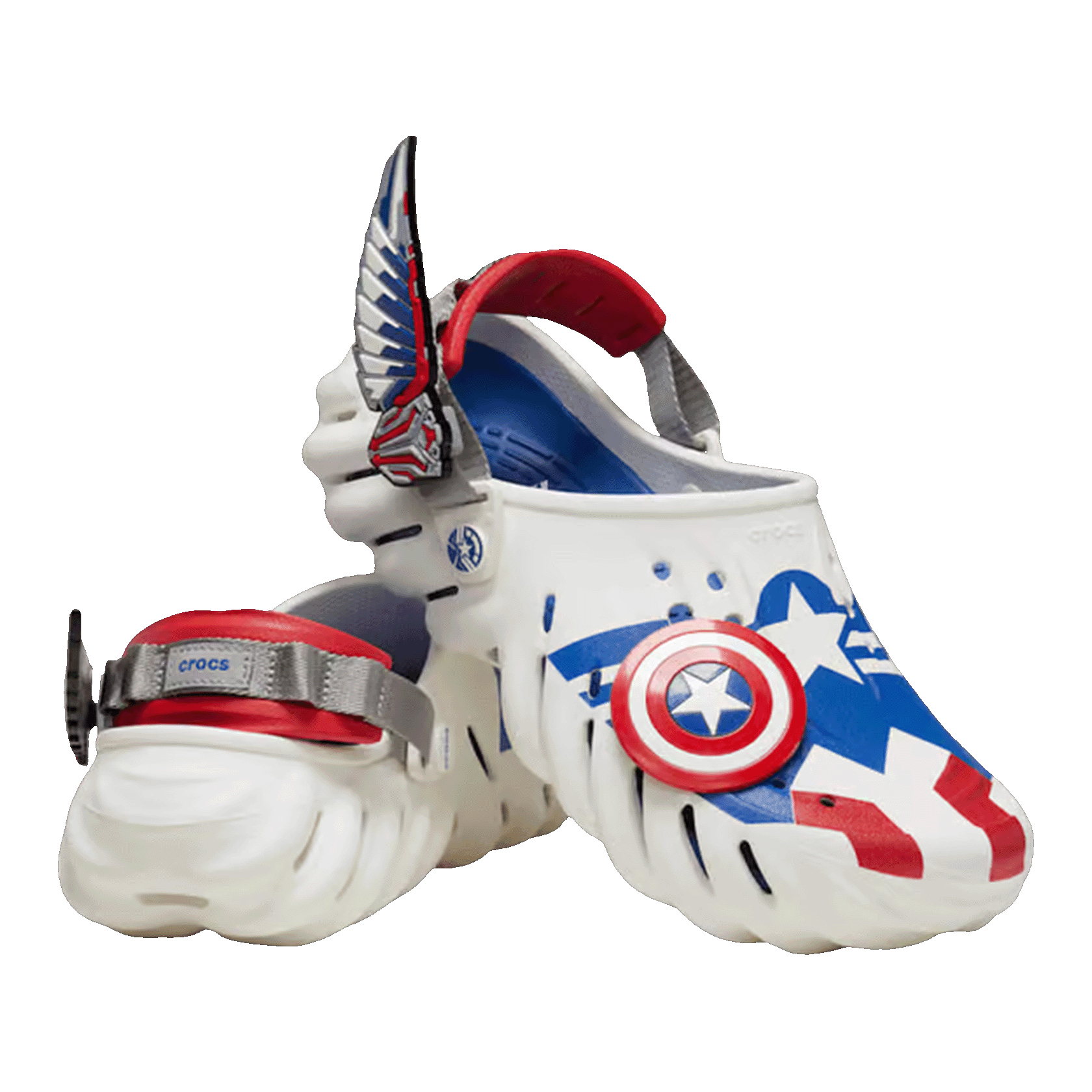 Crocs Echo Clog Marvel Captain America Sam Wilson Side