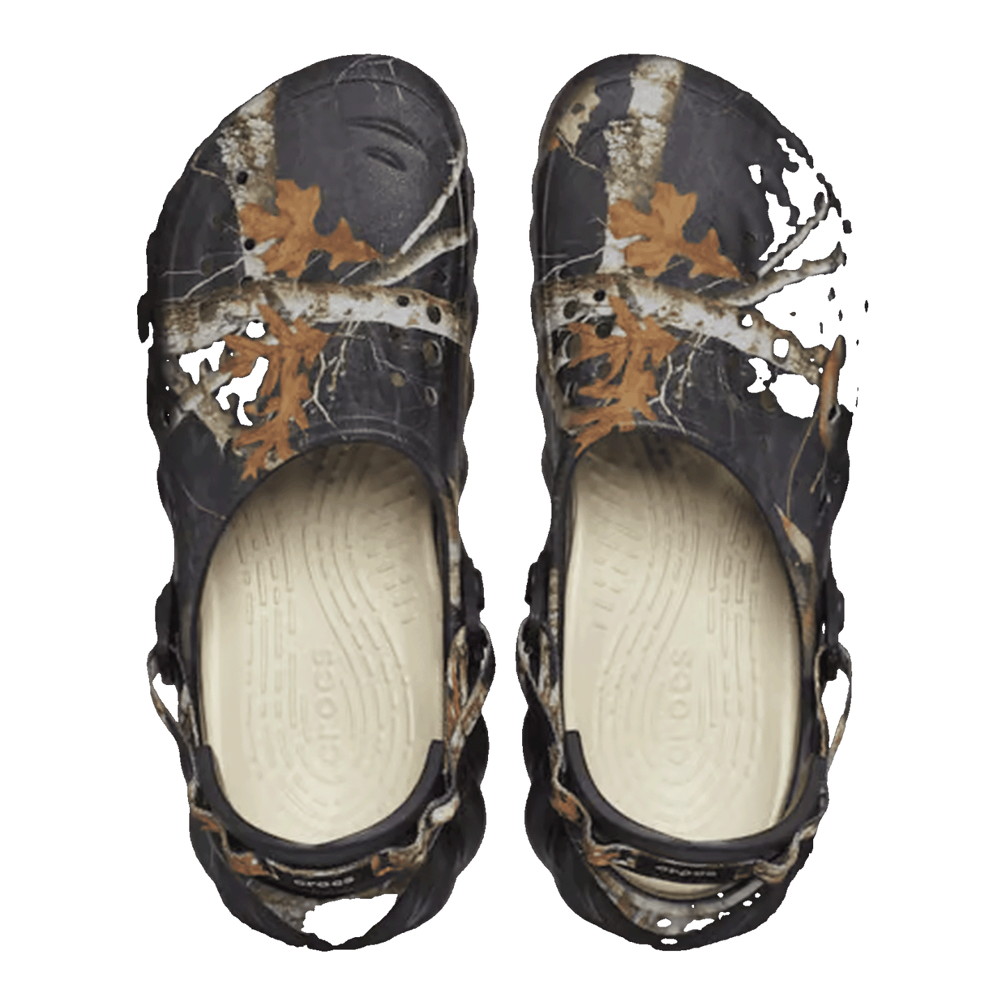 Crocs Echo Clog Realtree Edge Camo Black Oben