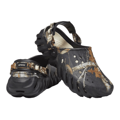 Crocs Echo Clog Realtree Edge Camo Black Side