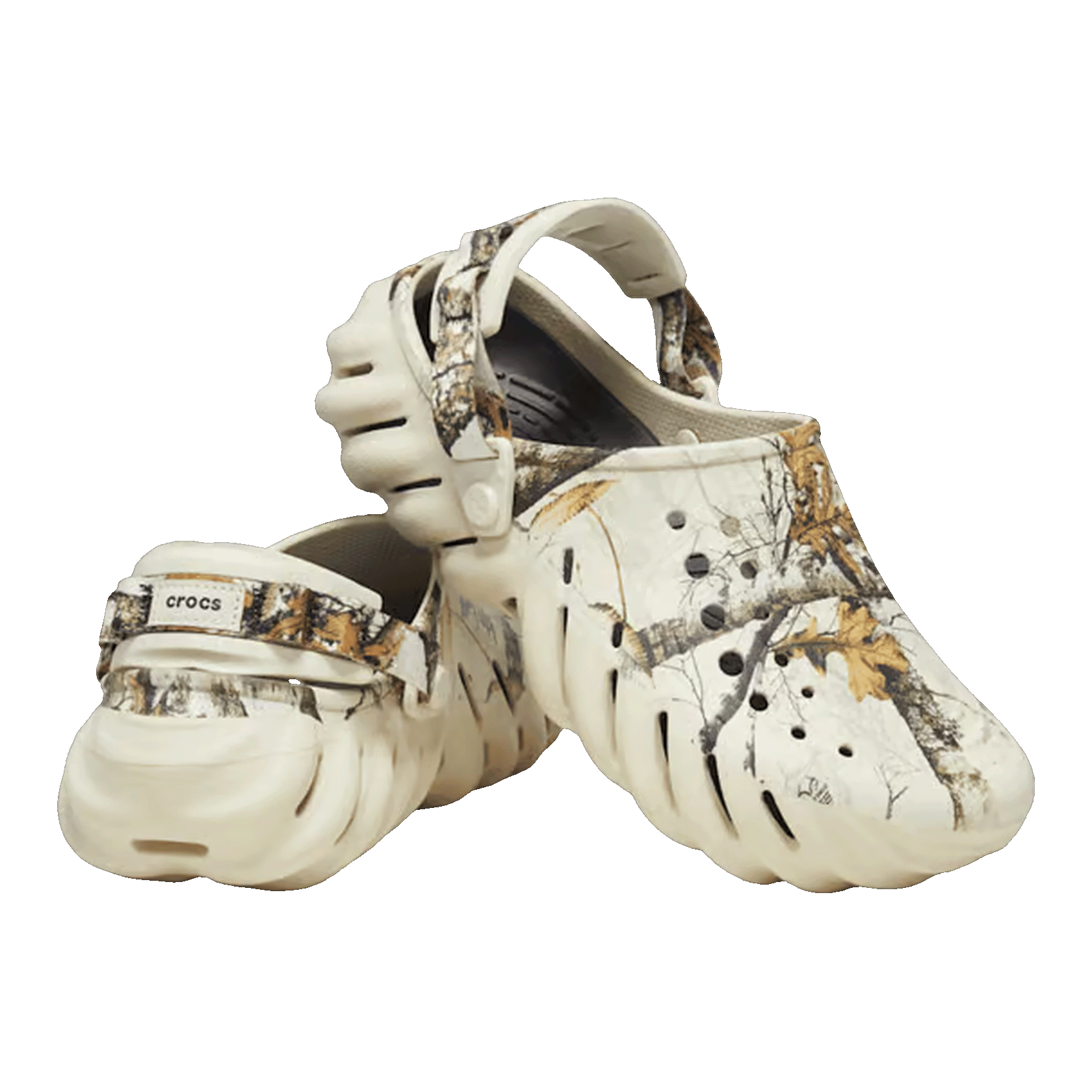 Crocs Echo Clog Realtree Edge Camo Bone Side