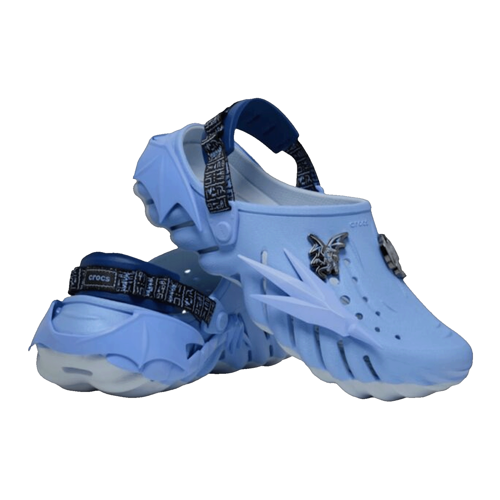 Crocs Echo Clog Yu-Gi-Oh! Blue-Eyes White Dragon Side