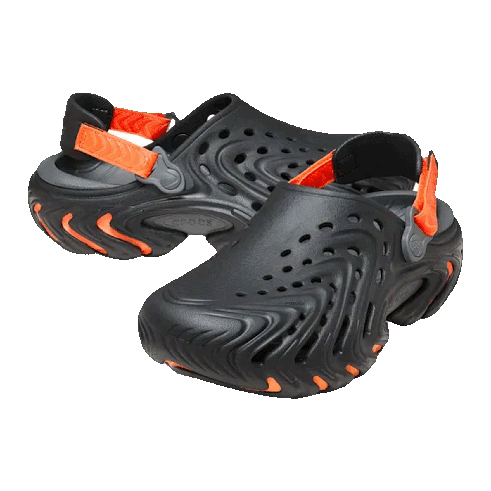 Crocs Echo II Clog Orange Burst Side 212810-0TL