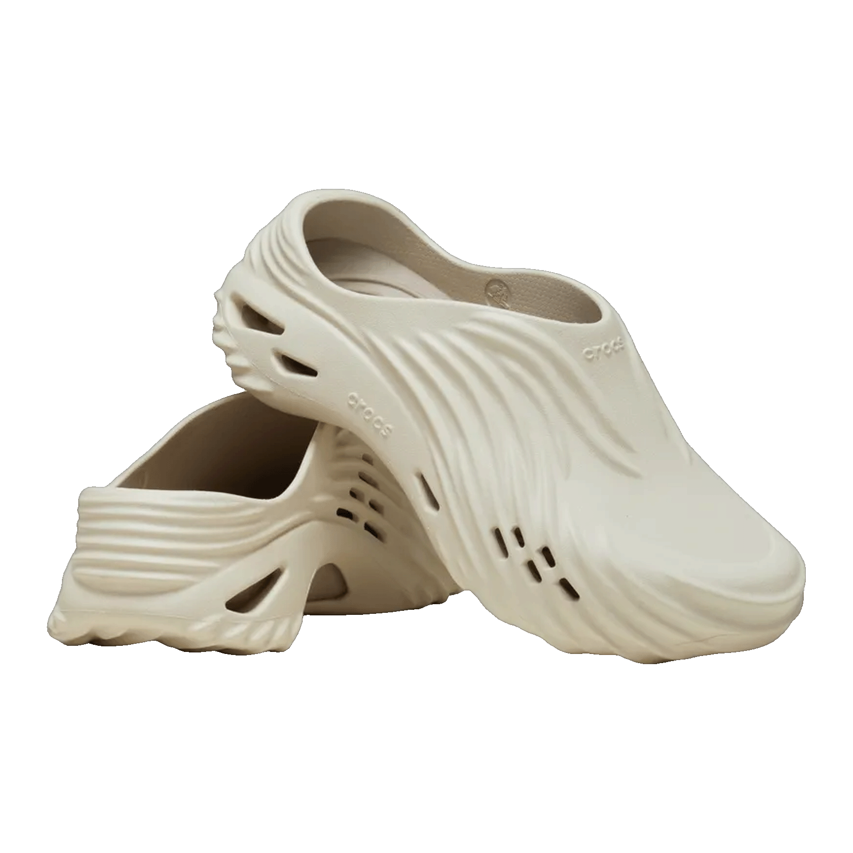 Crocs Echo Wave Clog Almond Tint Side