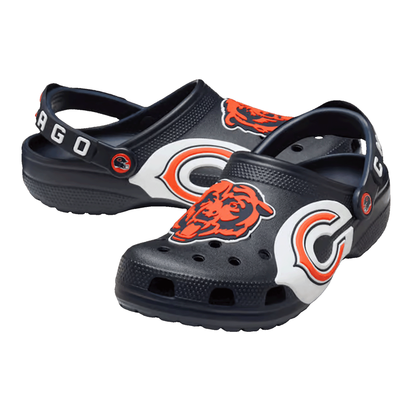 Crocs Graphic Classic Clog NFL Chicago Bears Side 213526-90H