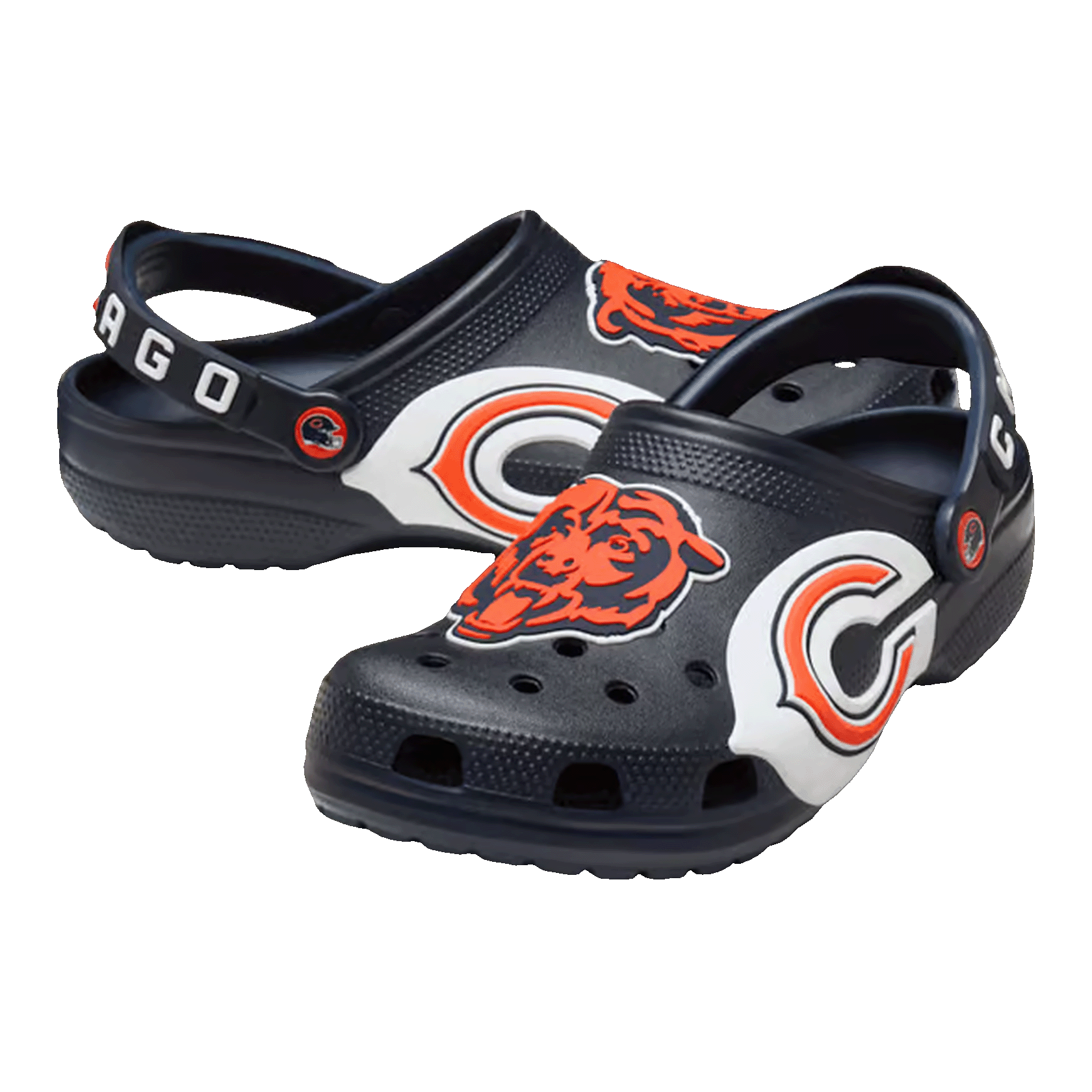 Crocs Graphic Classic Clog NFL Chicago Bears Side 213526-90H