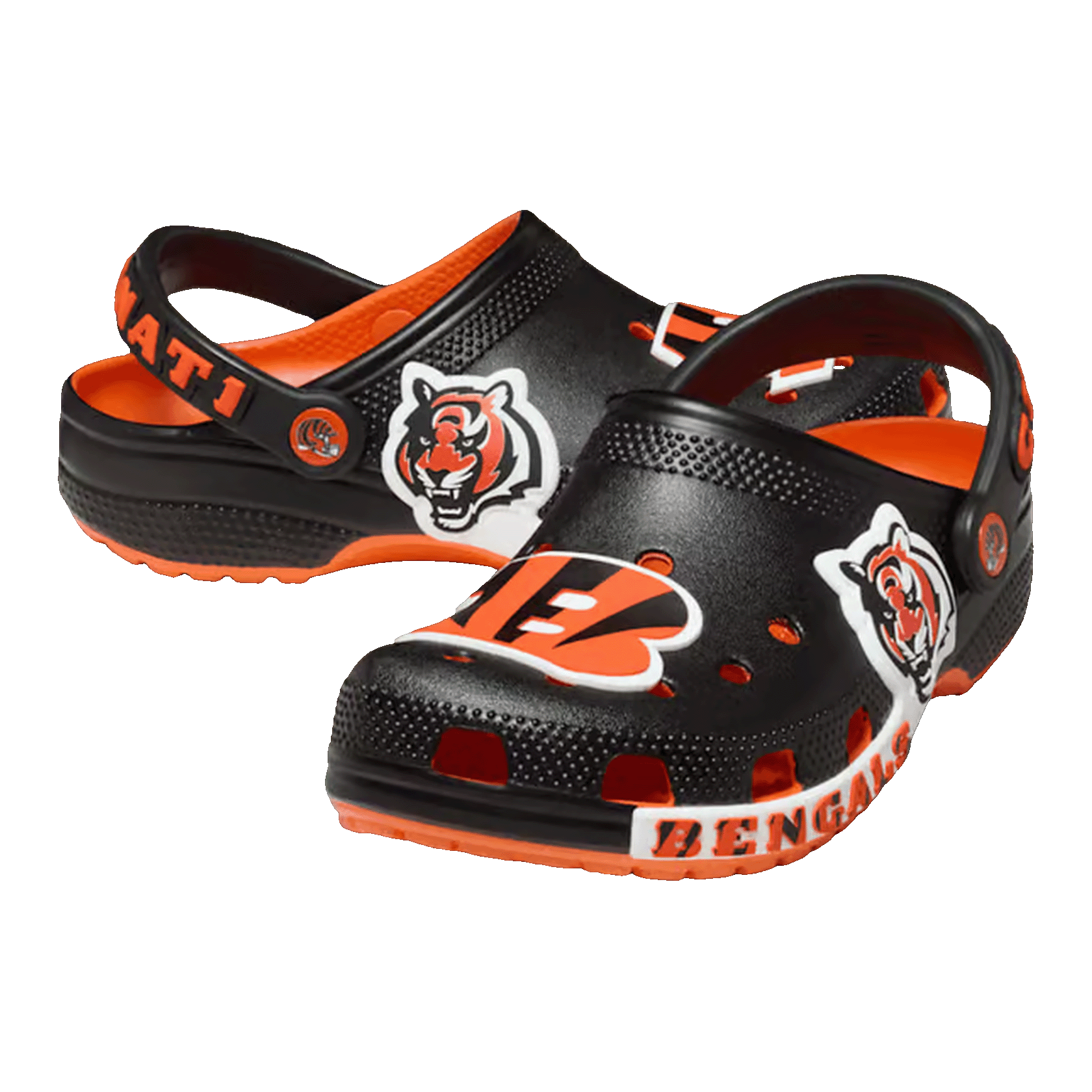 Crocs Graphic Classic Clog NFL Cincinnati Bengals (Kids) Side 214476-90H