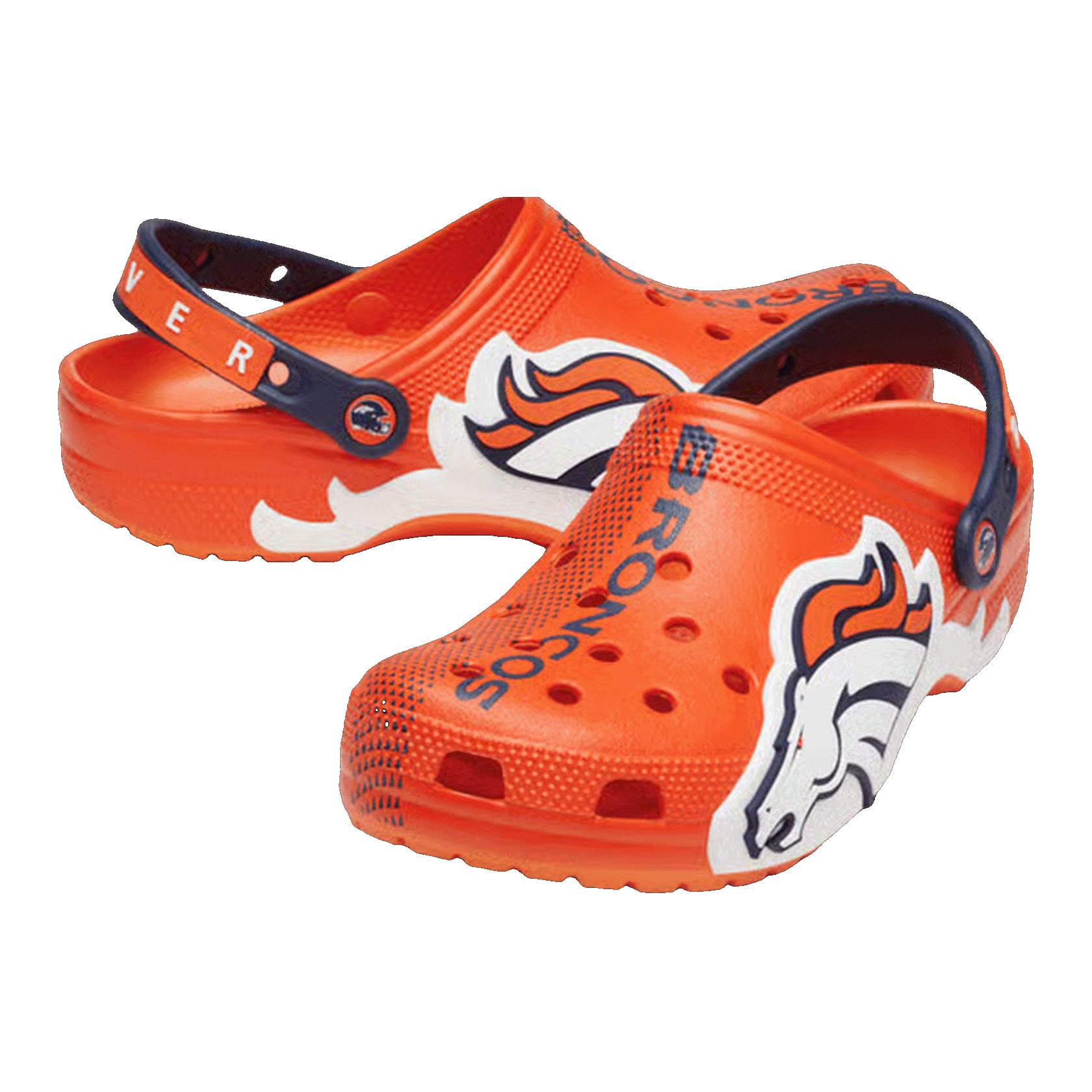 Crocs Graphic Classic Clog NFL Denver Broncos (Kids) Side 213542-90H