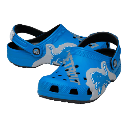 Crocs Graphic Classic Clog NFL Detroit Lions (Kids) Side 213534-90H