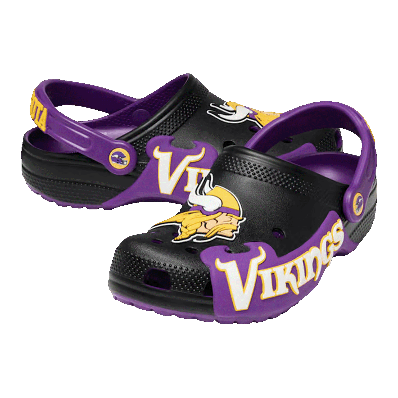 Crocs Graphic Classic Clog NFL Minnesota Vikings (Kids) Side 214489-90H