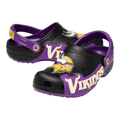 Crocs Graphic Classic Clog NFL Minnesota Vikings (Kids) Side 214489-90H