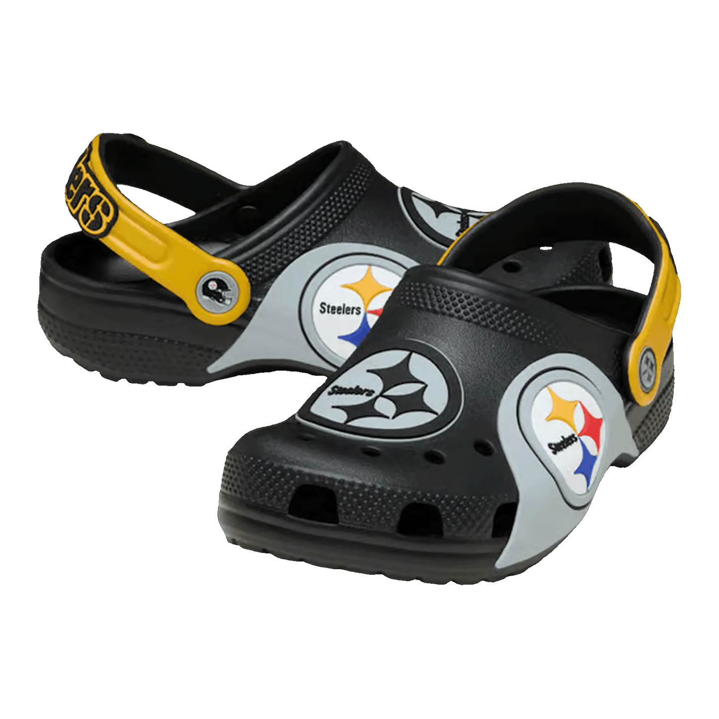 Crocs Graphic Classic Clog NFL Pittsburgh Steelers (Kids) Side 213536-90H