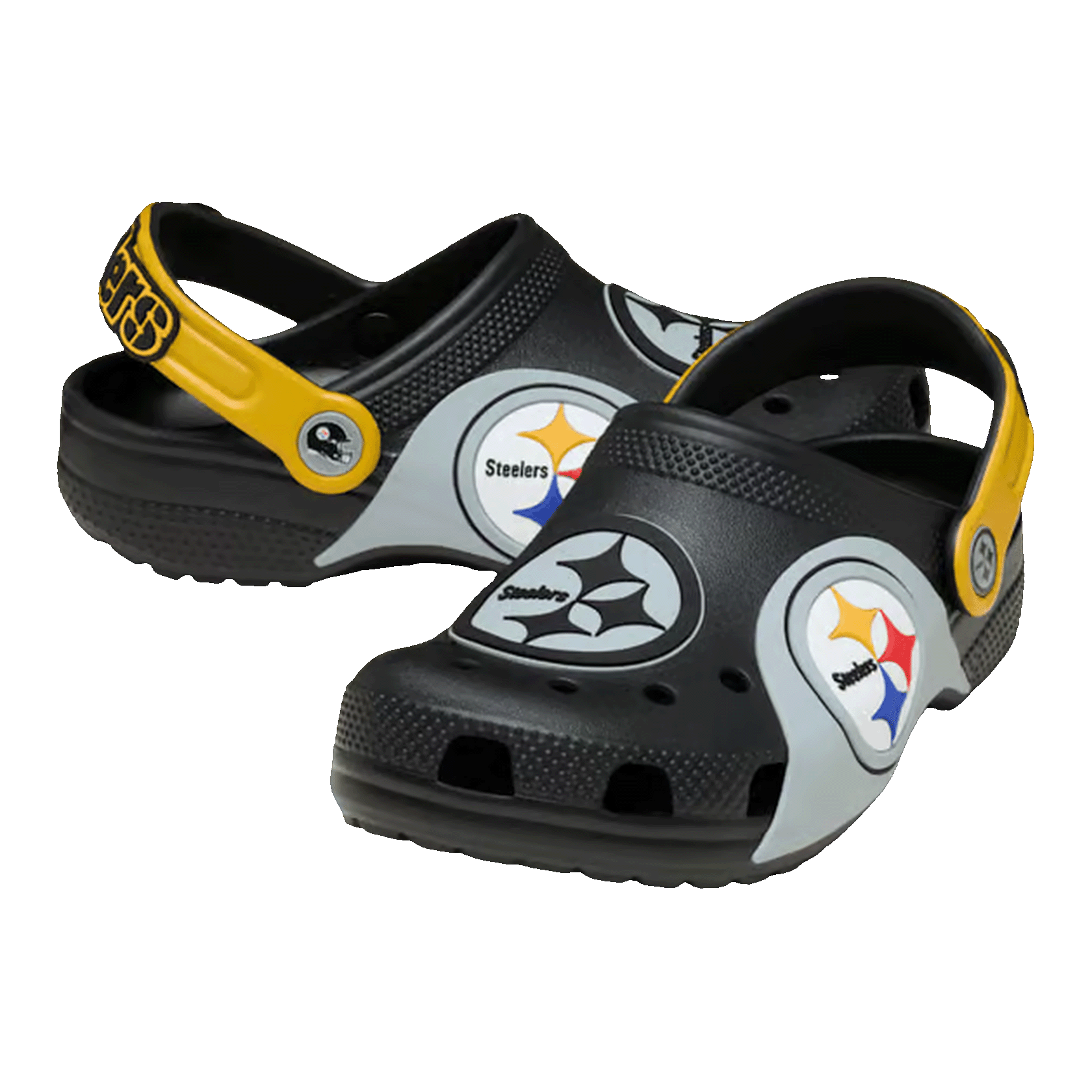 Crocs Graphic Classic Clog NFL Pittsburgh Steelers (Kids) Side 213536-90H