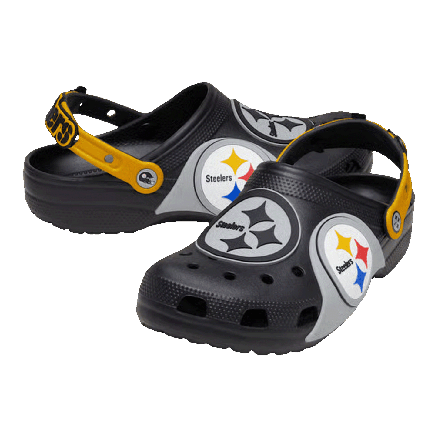 Crocs Graphic Classic Clog NFL Pittsburgh Steelers Side 213525-90H