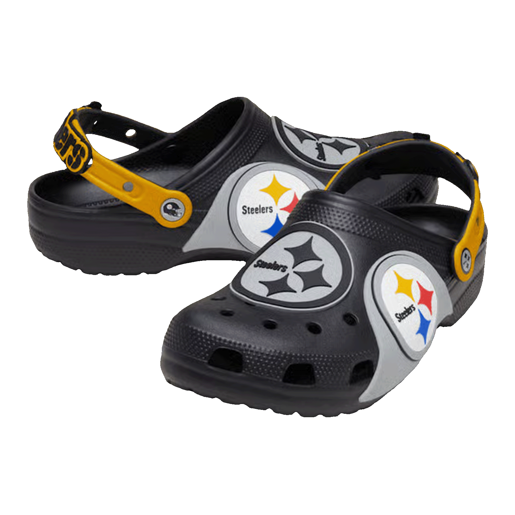 Crocs Graphic Classic Clog NFL Pittsburgh Steelers Side 213525-90H