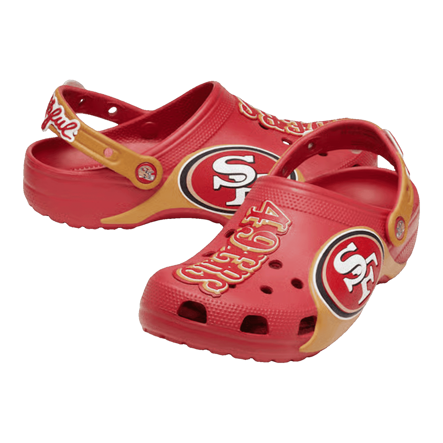 Crocs Graphic Classic Clog NFL San Francisco 49ers Side 213524-90H