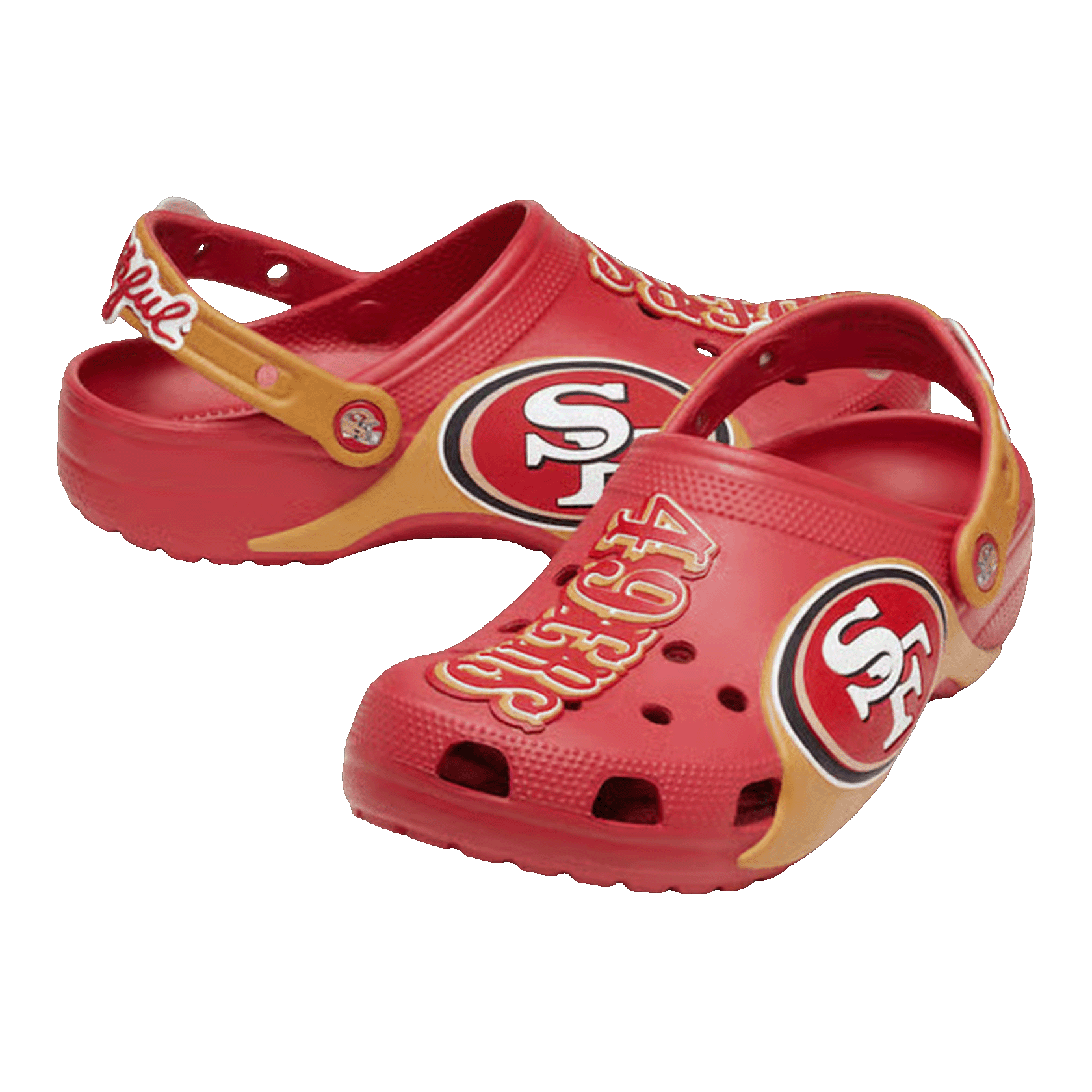 Crocs Graphic Classic Clog NFL San Francisco 49ers Side 213524-90H