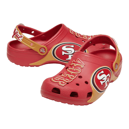 Crocs Graphic Classic Clog NFL San Francisco 49ers Side 213524-90H