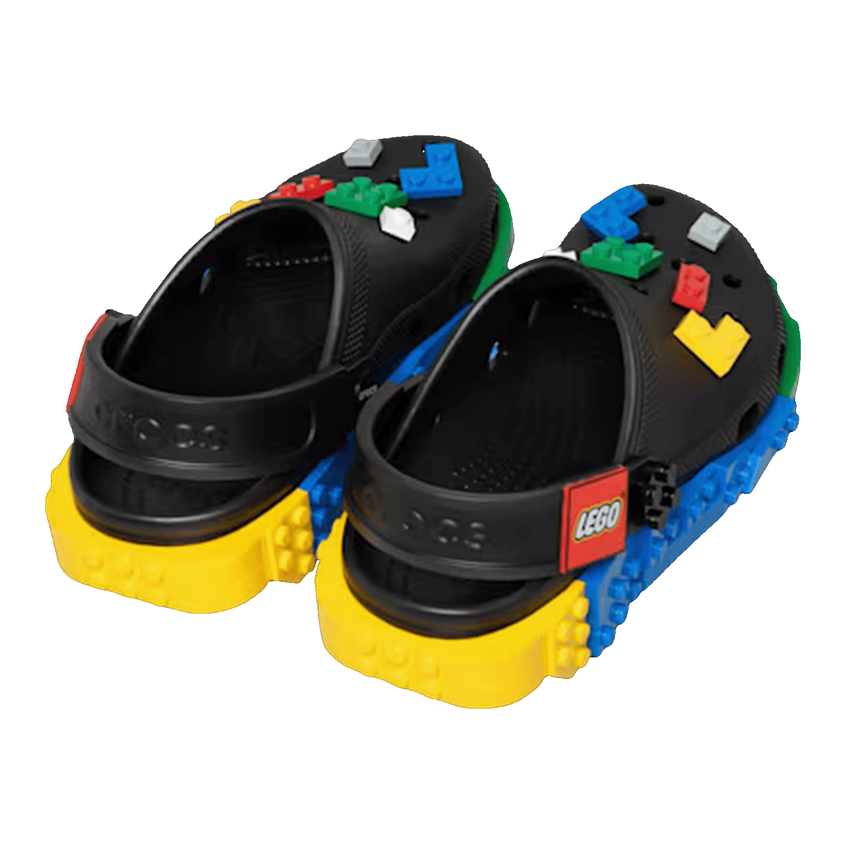 Crocs Masterbrand Creativity Clog LEGO Black Multi Back 213655-90H / 212388-90H
