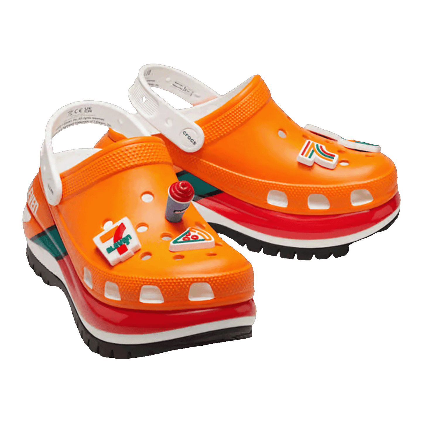 Crocs Mega Crush Clog 7-Eleven Orange Side