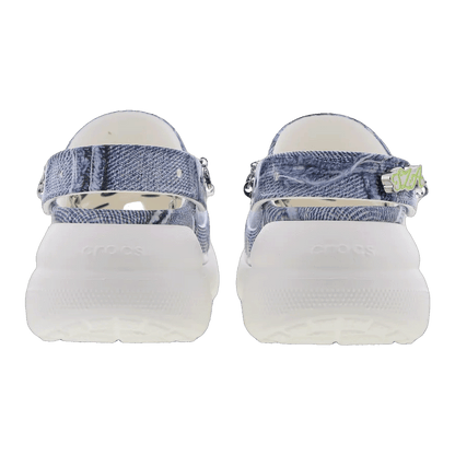 Crocs Mega Crush Clog SZA Denim Back