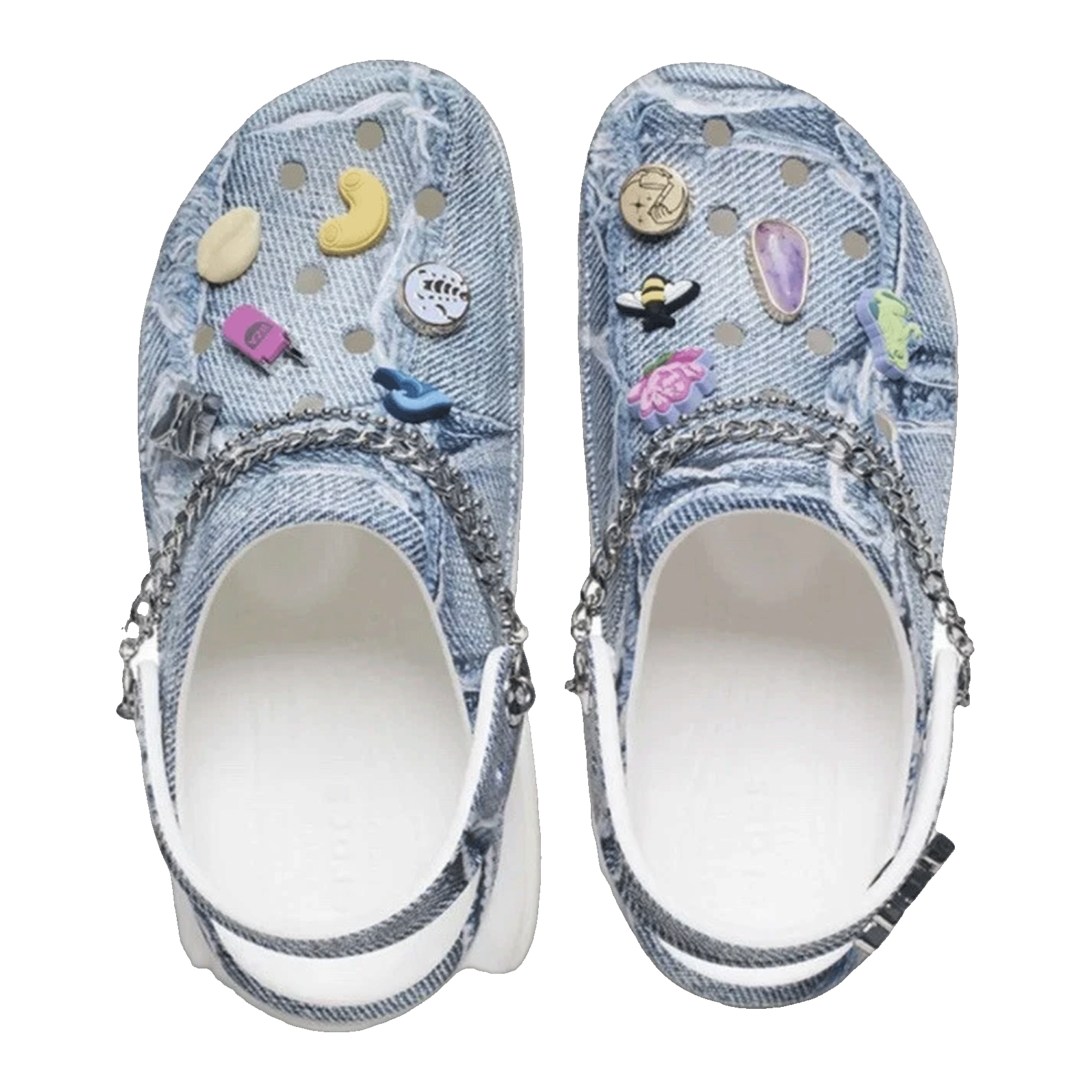 Crocs Mega Crush Clog SZA Denim Oben