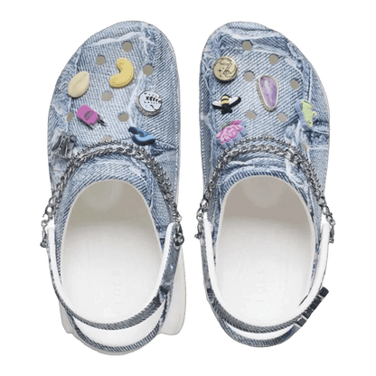 Crocs Mega Crush Clog SZA Denim Oben