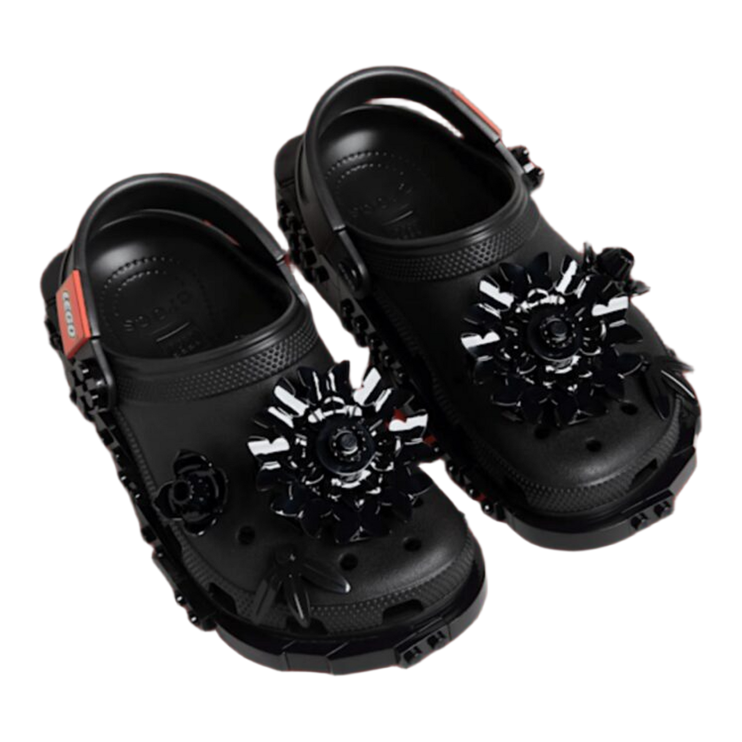 Crocs Midnight Garden Clog LEGO Black Side 213717-90H