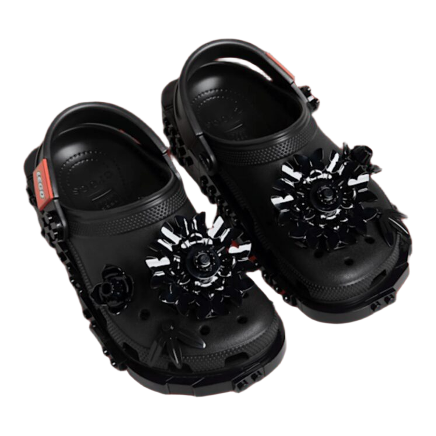 Crocs Midnight Garden Clog LEGO Black Side 213717-90H