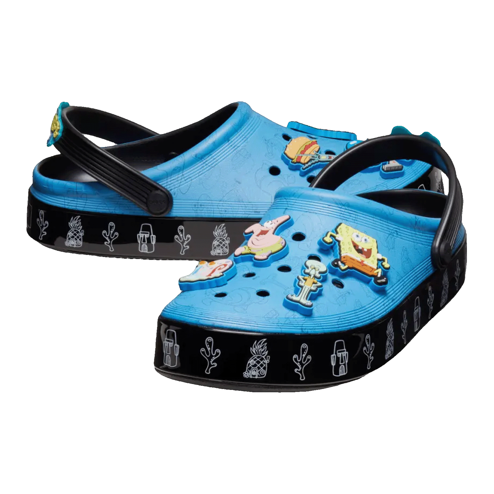 Crocs Off Court Clog SpongeBob SquarePants Side