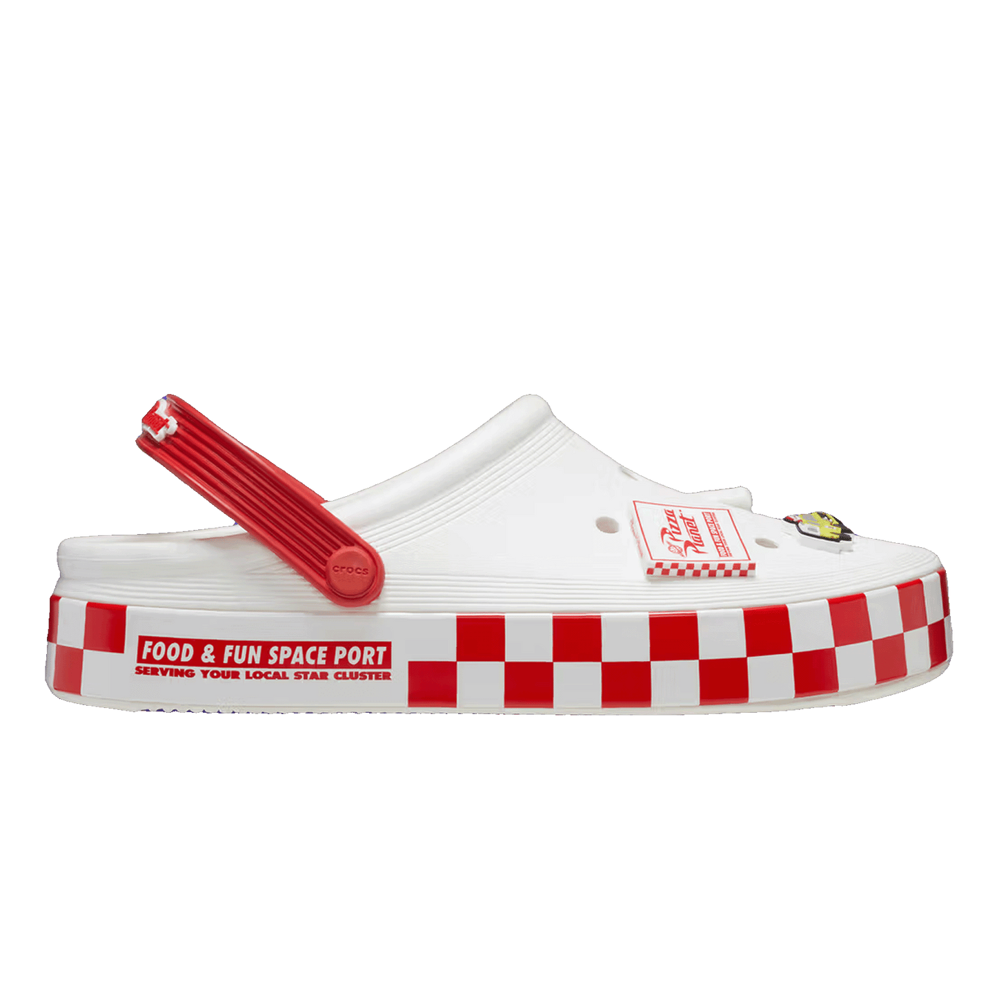 Crocs Off Court Clog Toy Story Pizza Planet