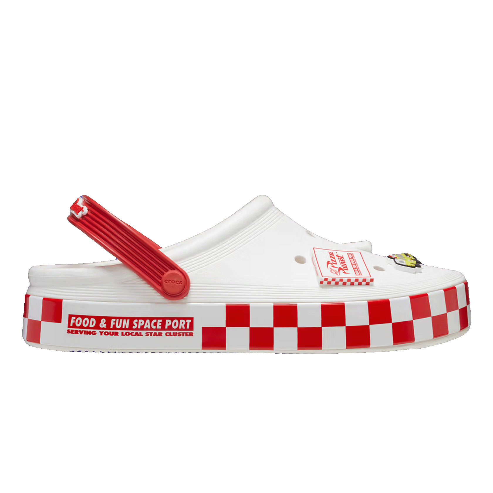 Crocs Off Court Clog Toy Story Pizza Planet