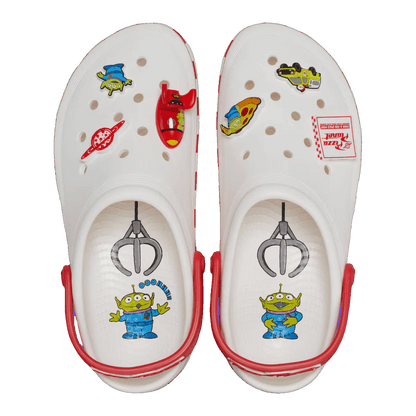 Crocs Off Court Clog Toy Story Pizza Planet Oben