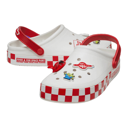 Crocs Off Court Clog Toy Story Pizza Planet Side