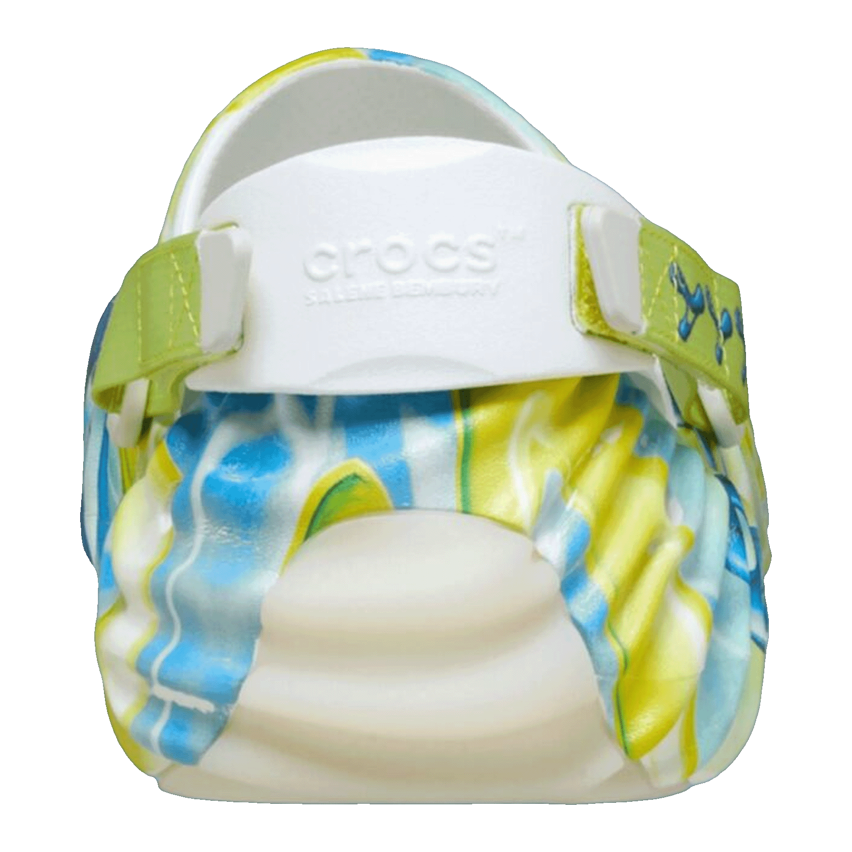 Crocs Pollex Clog by Salehe Bembury x Kenny Scharf Art Friends Thumbs Up Good Job Back