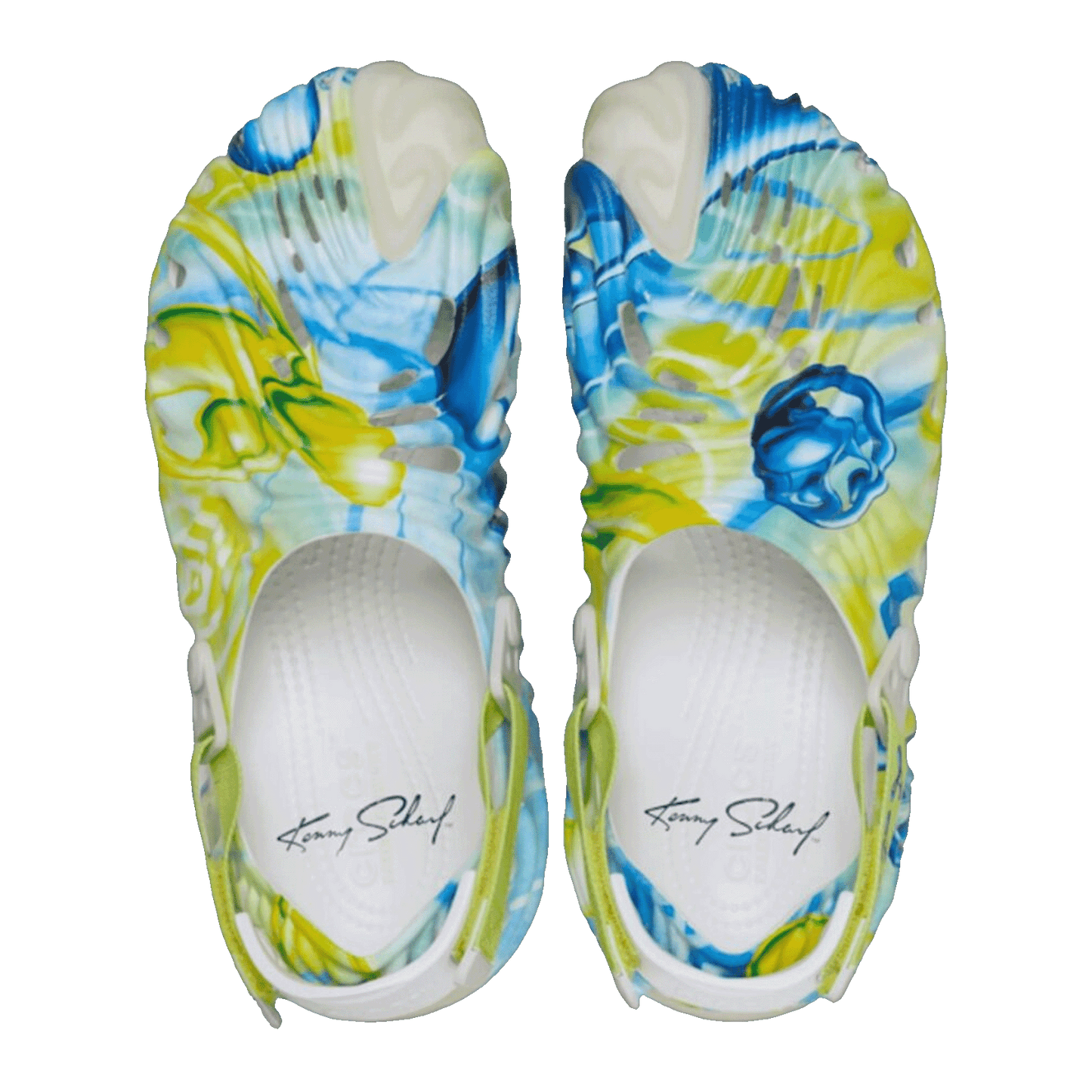 Crocs Pollex Clog by Salehe Bembury x Kenny Scharf Art Friends Thumbs Up Good Job Oben