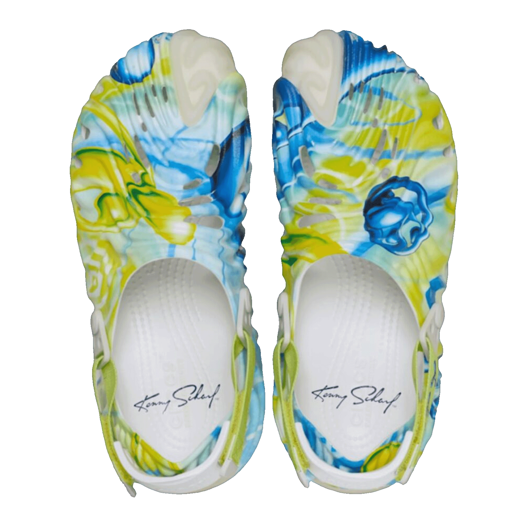 Crocs Pollex Clog by Salehe Bembury x Kenny Scharf Art Friends Thumbs Up Good Job Oben