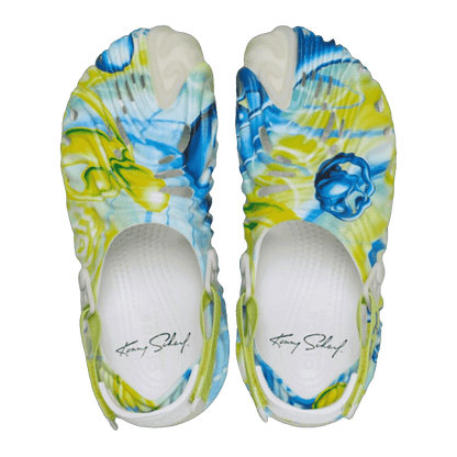 Crocs Pollex Clog by Salehe Bembury x Kenny Scharf Art Friends Thumbs Up Good Job Oben