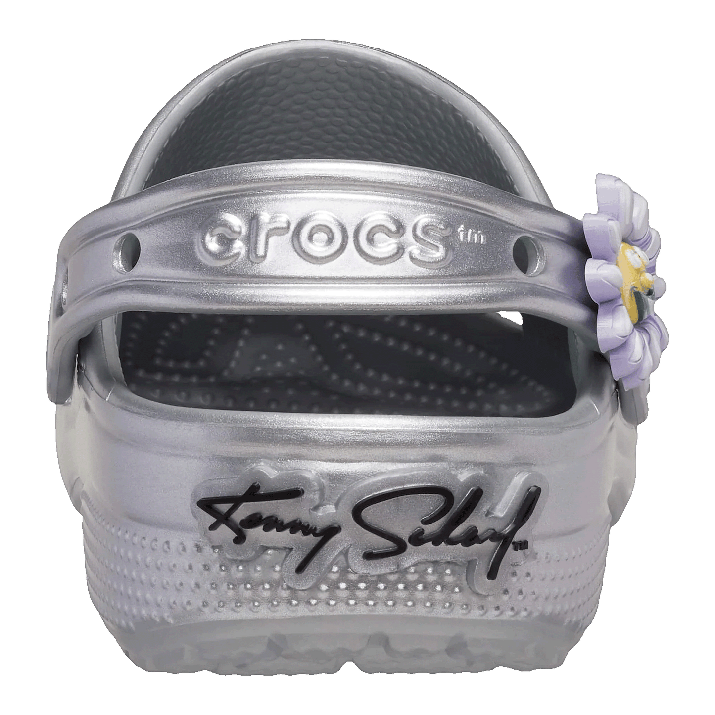 Crocs x Kenny Scharf Classic Clog Silver Back