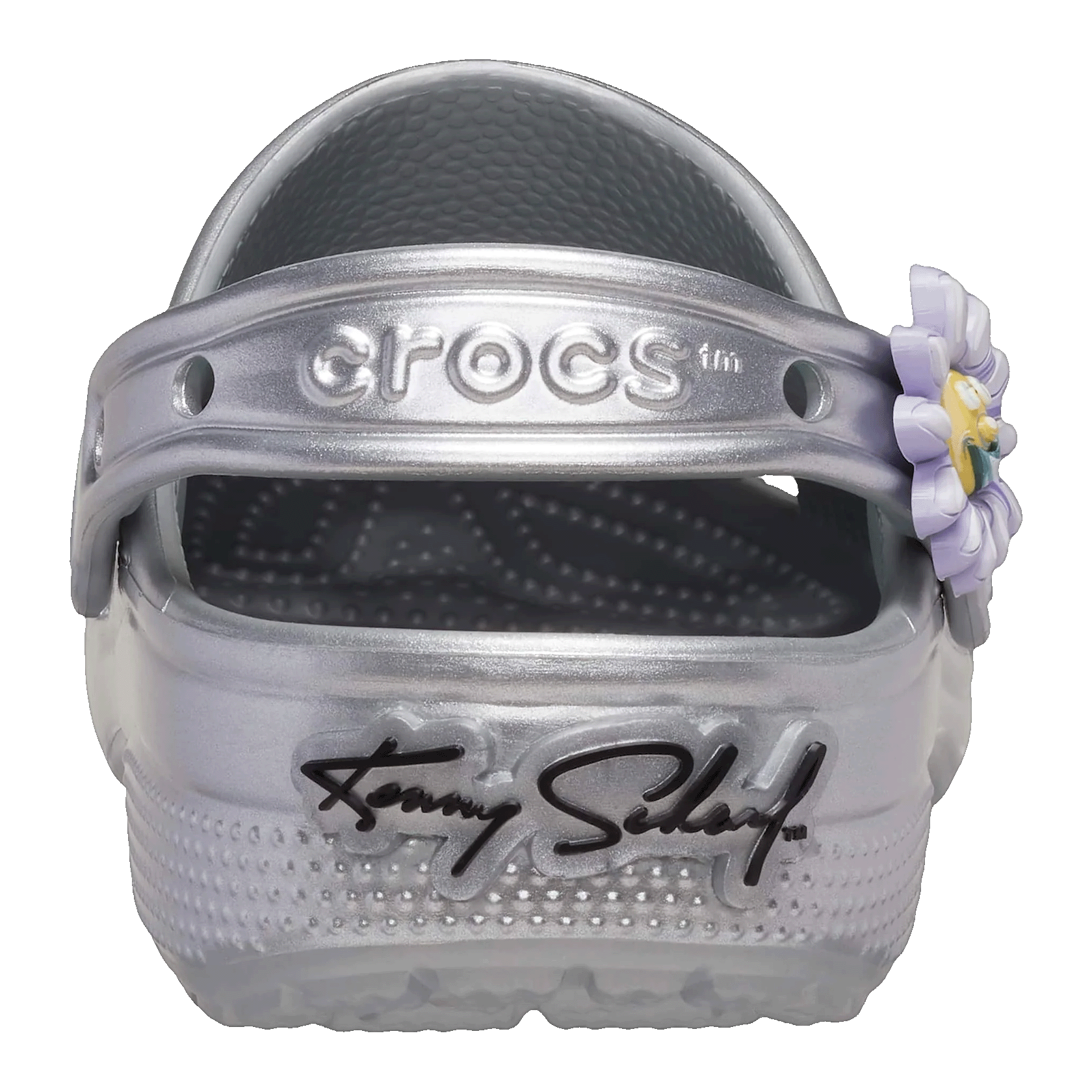 Crocs x Kenny Scharf Classic Clog Silver Back
