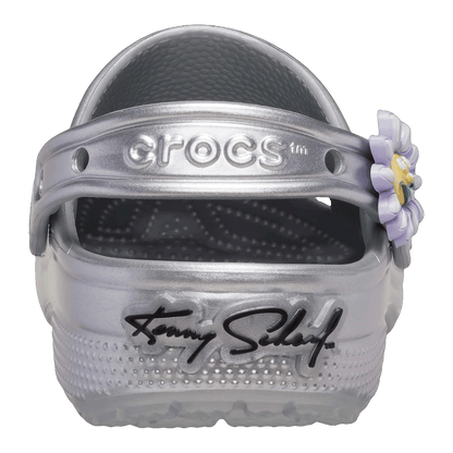 Crocs x Kenny Scharf Classic Clog Silver Back