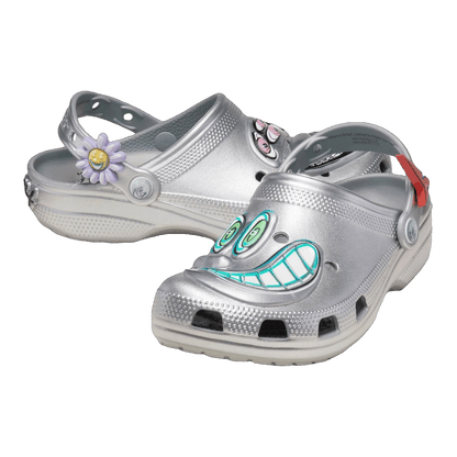 Crocs x Kenny Scharf Classic Clog Silver Side