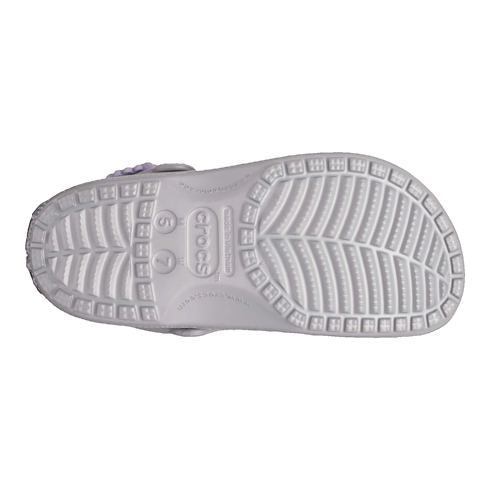 Crocs x Kenny Scharf Classic Clog Silver Sohle