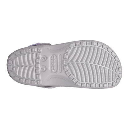 Crocs x Kenny Scharf Classic Clog Silver Sohle