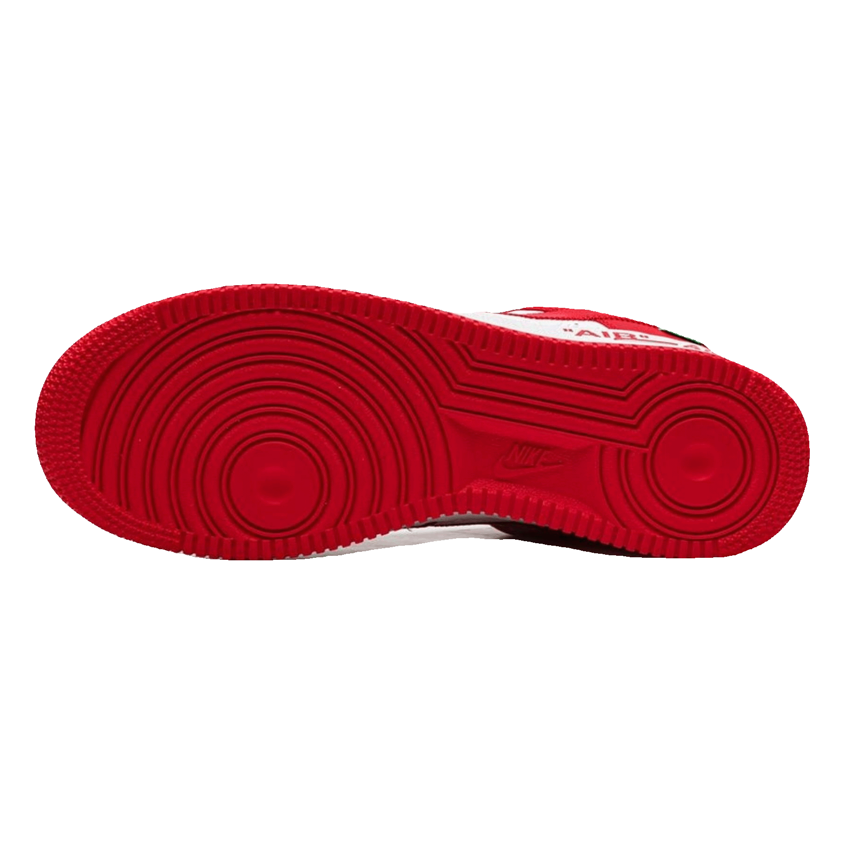 Louis Vuitton Nike Air Force 1 Low By Virgil Abloh White Red Sohle